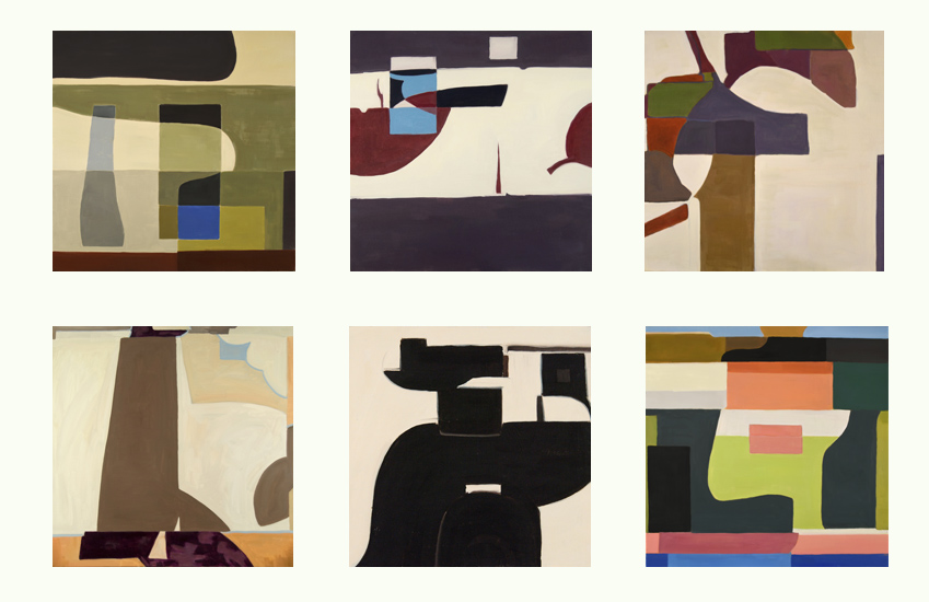 contact sheet of painting images