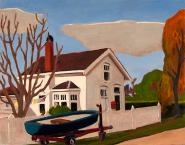 Blue Boat Parrish House painting
